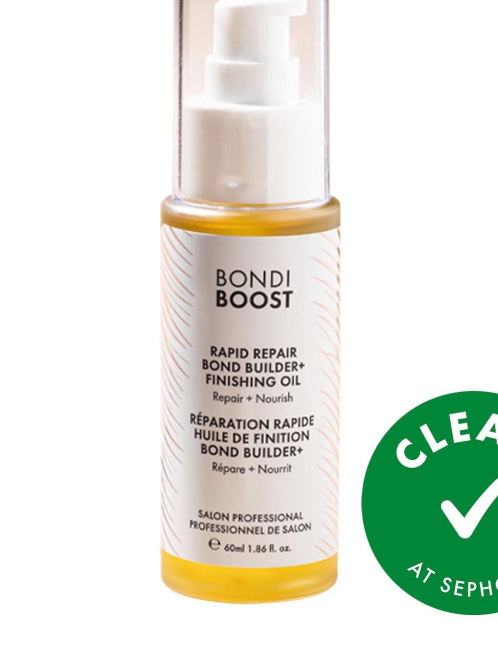 BondiBoost Rapid Repair Bond Builder+ Finishing Oil — White & Gold